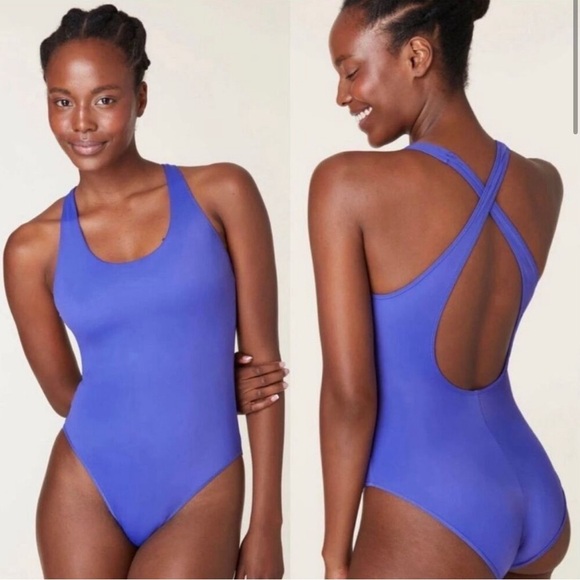 Andie Other - Andie Swim Caledonia One Piece Swimsuit Lapis Size Medium